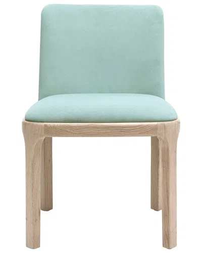Tov Furniture Rebecca Performance Velvet Dining Chair In Blue