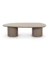 Tov Furniture Rhema Oblong Coffee Table In Brown