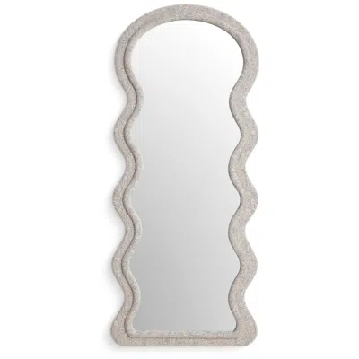 Tov Furniture Rhodes 70 Jacquard Floor Mirror In Brown