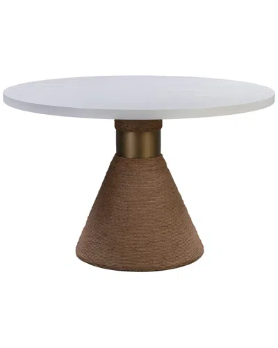 Tov Furniture Rishi Natural Rope Round Table