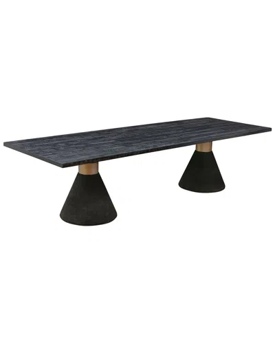 Tov Furniture Rishi Rope Rectangular Table In Black