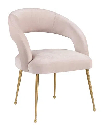 Tov Rocco Blush Velvet Dining Chair