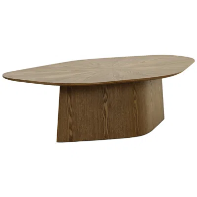 Tov Furniture Roche Geometric Coffee Table In Brown