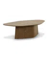 Tov Furniture Roche Ash Geometric Coffee Table In Brown