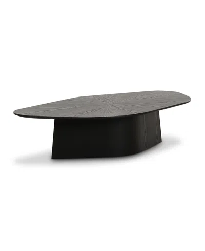 Tov Furniture Roche Ash Low Coffee Table In Black