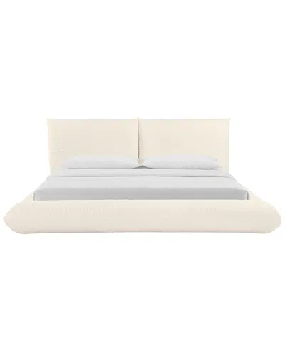 Tov Furniture Romp 100% Recycled Linen Bed In White