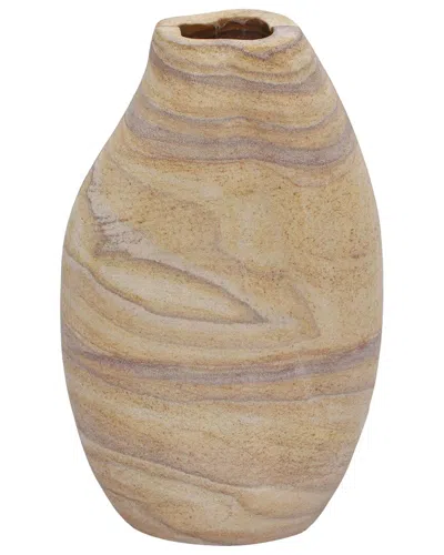 Tov Furniture Saava Curved Vase In Neutral