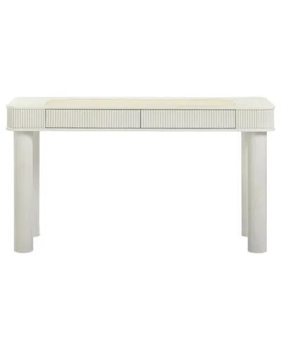 Tov Furniture Sarah Executive Work Desk In White