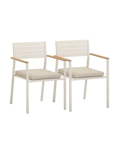 TOV FURNITURE SARDINIA OUTDOOR DINING CHAIR - SET OF 2