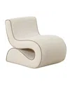 Tov Furniture 1 Piece Senna Tweed Upholstered Accent Chair In Cream