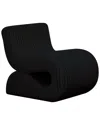 Tov Furniture Senna Oversized Corduroy Accent Chair In Black
