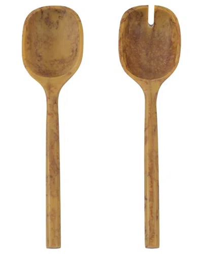 Tov Furniture Set Of 2 Mera Resin Serving Spoons