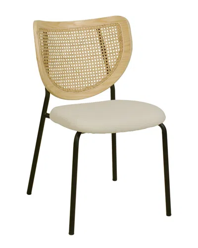 Tov Furniture Set Of 2 Nessie Natural Rattan Dining Chair In Multi