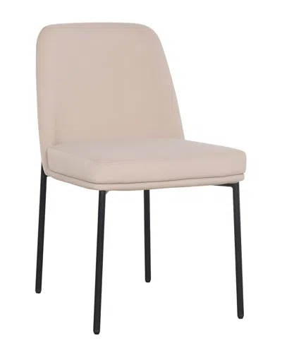 Tov Furniture Sydney Taupe Performance Velvet Dining Chair Set Of 2 In Brown