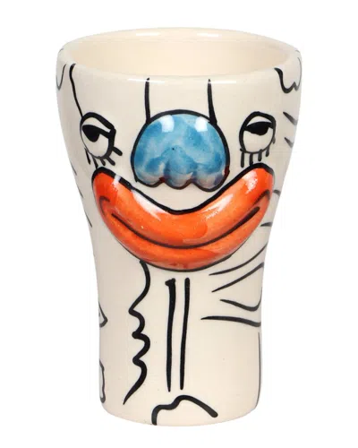 Tov Furniture Set Of 4 Velma Bashful Ceramic Glasses In White