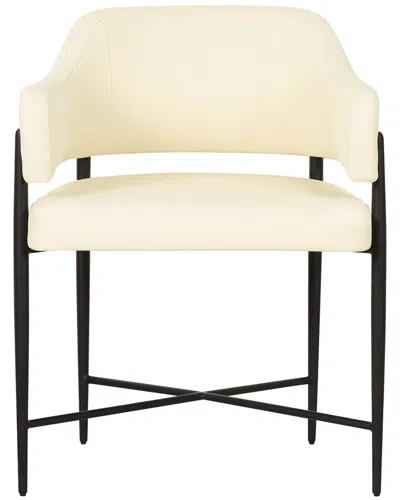 Tov Furniture Sezanne Vegan Leather Dining Chair In Neutral