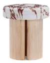 Tov Furniture Sheila Textured Concrete Side Table