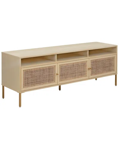 Tov Sierra Buttermilk Media Console In White