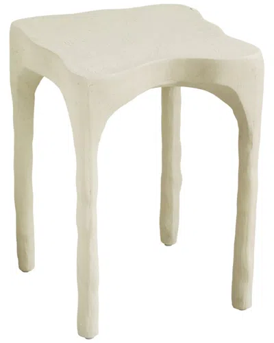 Tov Furniture Skully Textured Side Table In Cream