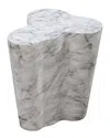 Tov Slab Marble Short Side Table