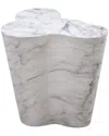 Tov Slab Marble Tall Side Table