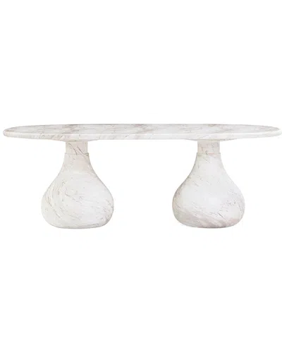 Tov Furniture Smooch Indoor/outdoor 87in Oval Dining Table