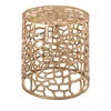 Tov Furniture Sophia Side Table In Gold