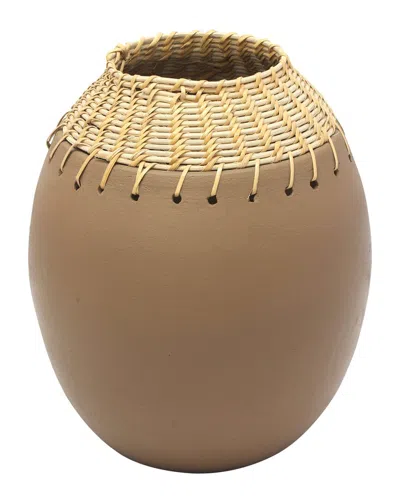 Tov Furniture Souk Vase In Brown