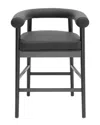 Tov Furniture Spara Counter Stool In Black
