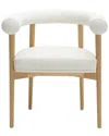 Tov Furniture Spara Faux Leather Dining Chair In White