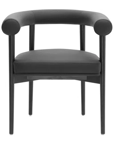 Tov Furniture Spara Faux Leather Dining Chair In Black