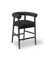 Tov Furniture Spara Performance Boucle Counter Stool In Black