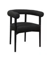 Tov Furniture Spara Performance Boucle Dining Chair In Black