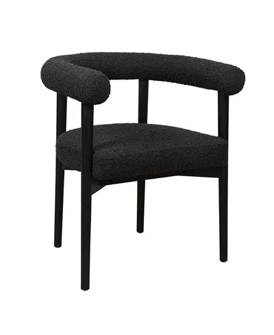 Tov Furniture Spara Performance Boucle Dining Chair In Black
