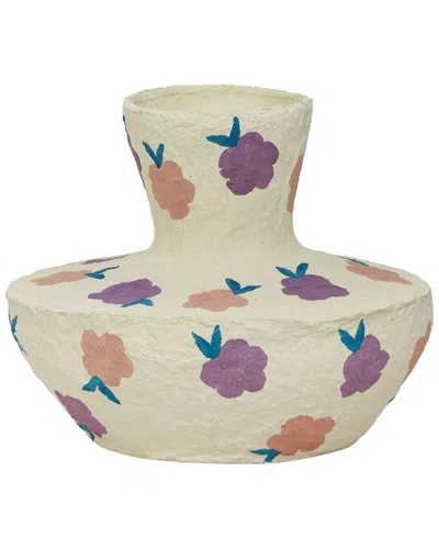 Tov Furniture Spring Blossoms Cotton Mache Vase In Neutral