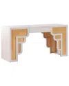 Tov Furniture Suzie Executive Desk In White