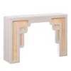 Tov Furniture Suzie Rattan Console Table In Cream