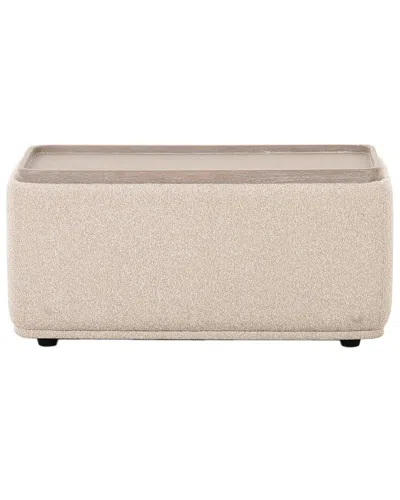 TOV FURNITURE TOV FURNITURE SYLVIE BOUCLE OTTOMAN TABLE