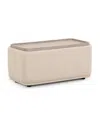 Tov Furniture Sylvie Boucle Ottoman Table In Neutral