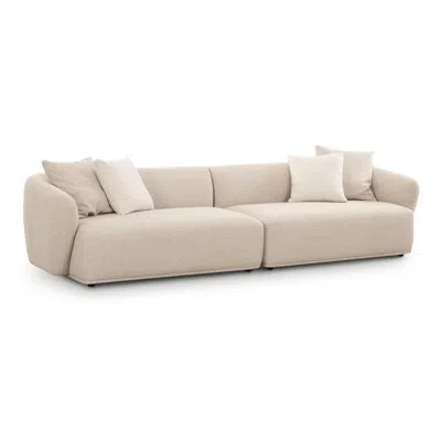Tov Furniture Sylvie Cream Boucle 4-seater Sofa In Neutral