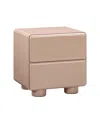 Tov Furniture Tammy 2-drawer Nightstand In Neutral