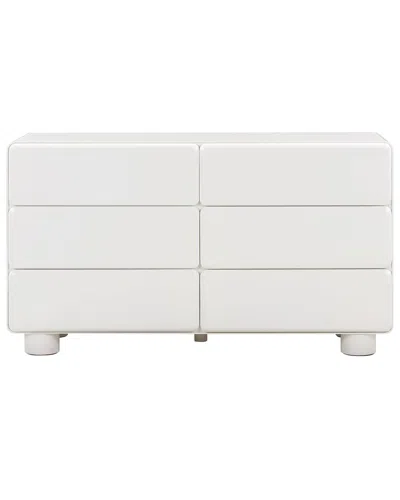 Tov Furniture Tammy 6-drawer Dresser In White