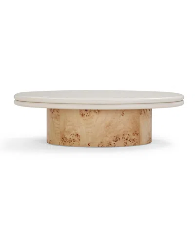 Tov Furniture Tanner Burl And Ash Coffee Table In Brown