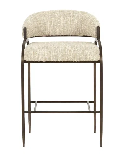 Tov Furniture Tatum Cream Textured Performance Boucle Counter St In Neutral