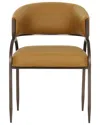 Tov Furniture Tatum Performance Vegan Leather Dining Chair In Tan