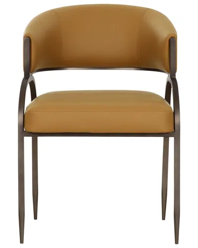 Tov Furniture Tatum Performance Vegan Leather Dining Chair In Tan
