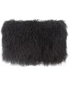 Tov Furniture Tibetan Sheep Dark Grey Long Pillow
