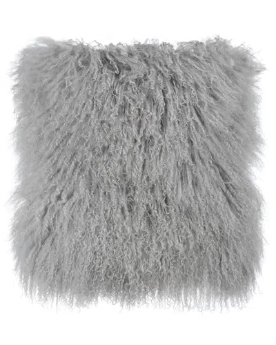 Tov Tibetan Sheep Grey Pillow