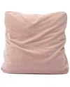 Tov Furniture Tipsy 20in Upcycled Chenille Square Floppy Pillow