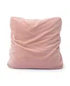 Tov Furniture Tipsy Chenille Square Floppy Pillow In Pink
